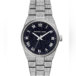 Michael Kors MK6089 Ladies Channing Black Stainless Steel